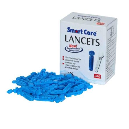 Smart Care GM05S 100 Pcs Round Lancet Needle Kit