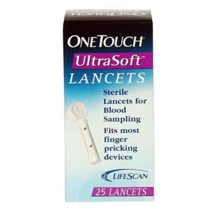 OneTouch 50 Pcs Select Diabetes Test Strips & 50 Pcs Ultra Soft Lancet Combo