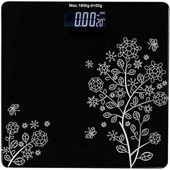 Thermocare 50g-180kg Thick Tempered Glass Digital Display Personal Body Weight Weighing Scale