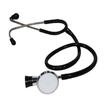 H Das Black Bell Type Stethoscope with Fetoscope for Child