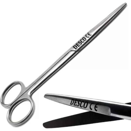 Desco 6.5 inch Stainless Steel Straight Mayo Scissor