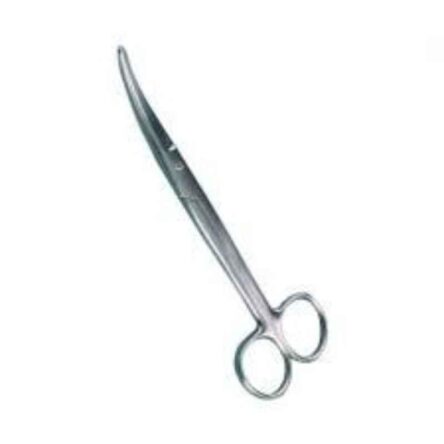 Tosh 8 inch Stainless Steel Curved Metzenbaum Dissecting Scissor