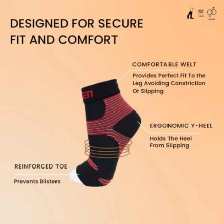 Sorgen Open Toe Ankle Compression Sleeve