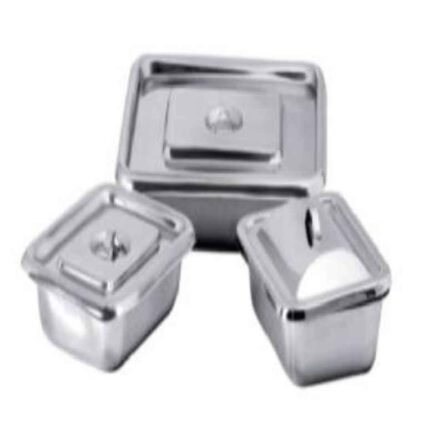 Divine Medicare 11×7 inch Stainless Steel Instrument Tray with Cover