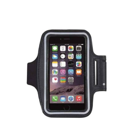 Strauss Black Neoprene Sports Mobile Arm Band