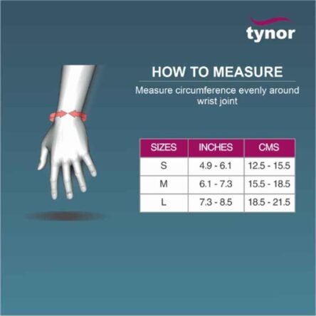 Tynor Wrist Brace with Double Lock