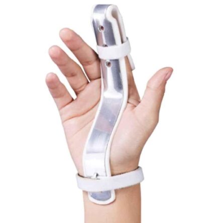 Fidelis Healthcare Elastic Silver & White Finger Splint Extension