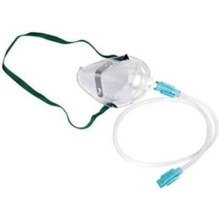 Wellstar Transparent Respirator Oxygen Mask for Adult