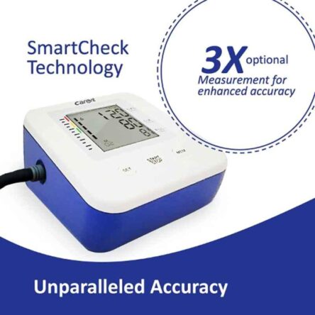 Carent BP56-SMART Fully Automatic Digital Blood Pressure Monitor with 3 Colour Mode