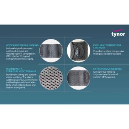 Tynor Wrist Brace with Double Lock