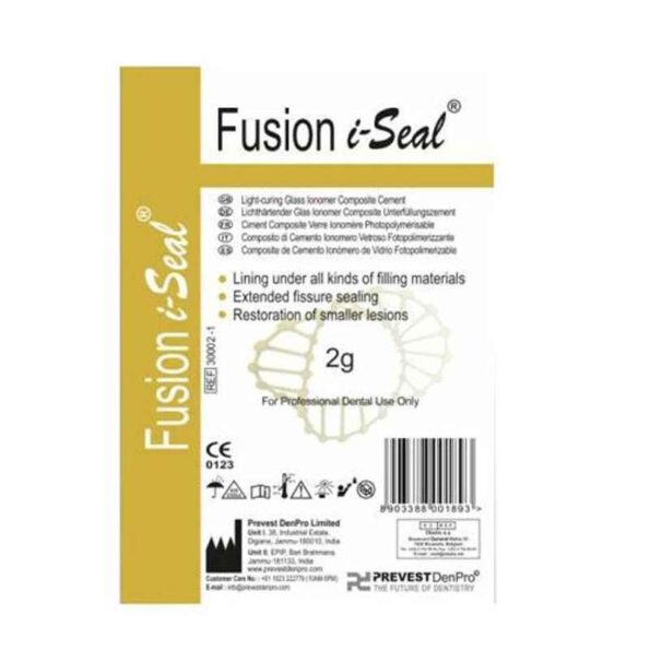 Prevest Fusion I-Seal 2g Syringe & 5 Pcs Applicators Tips Kit