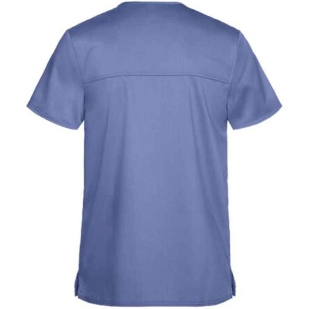 Superb Uniforms Polyester & Cotton Sky Blue Half Sleeves Surgical Scrub for Men