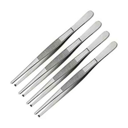 Tosh 6 inch Stainless Steel Tooth Dissecting Tissue Forceps (Pack of 4)