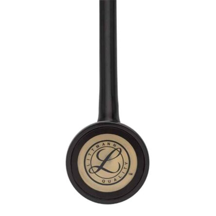 3M Littmann 27 inch Brass Finish Black Tube Cardiology Stethoscope