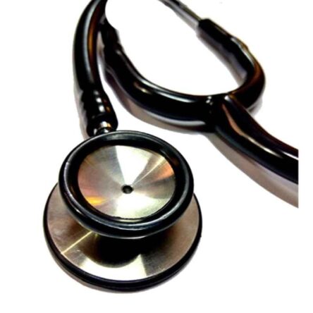 PSW Stainless Steel Black Dual Head Stethoscope