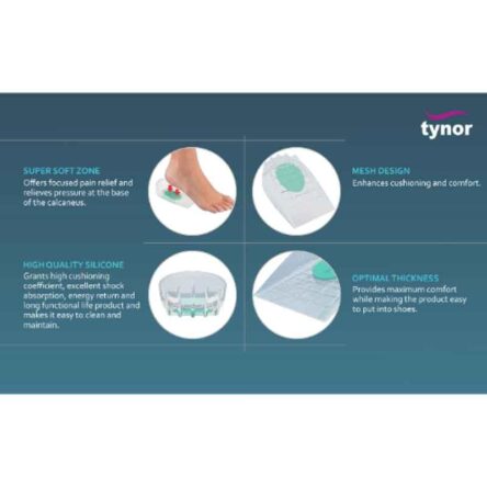 Tynor Silicon Heel Cushion
