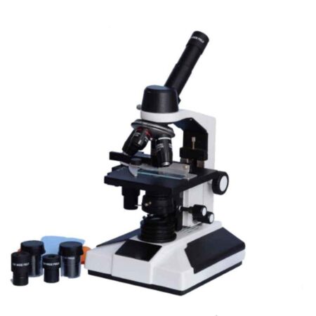 ESAW 40-1500x Monocular Student Compound Microscope with Semi Plan Achro Objectives Led Illumination & Kit