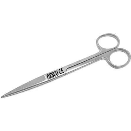 Desco 5 inch Stainless Steel Straight Sharp Dressing Scissor