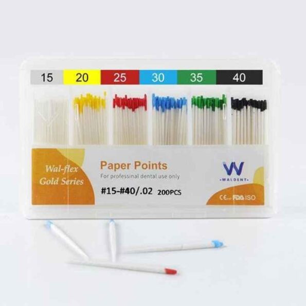 Waldent 2% (15-40) Paper Points Packet