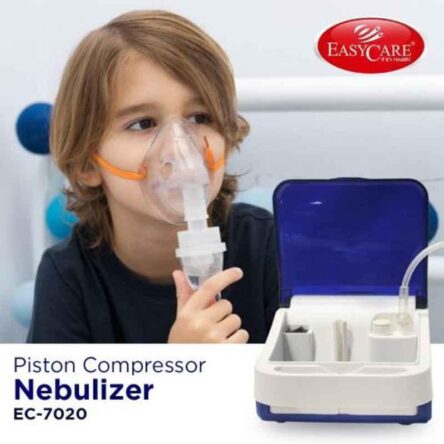 Easycare White Piston Compressor Nebulizer with Compartment