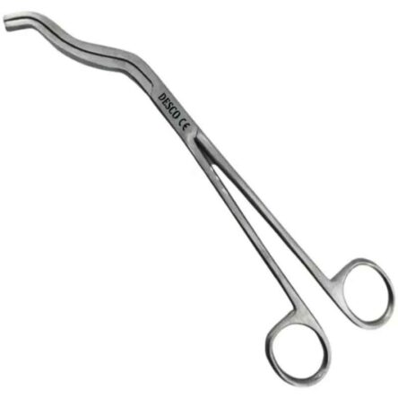 Desco 10 inch Stainless Steel Cheatle Sterilizing Tissue Forceps