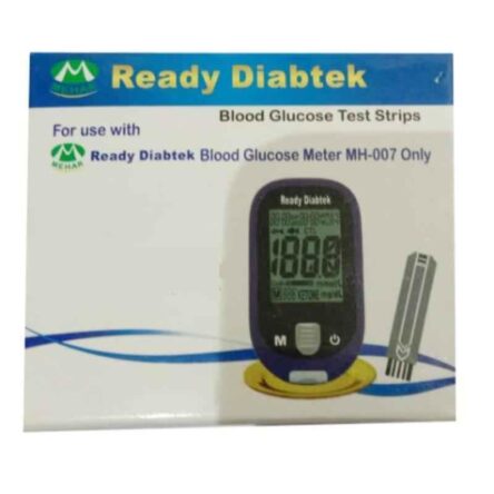Ready Diabtek MH-007 Blood Glucose Monitor with 50 Pcs Test Strips