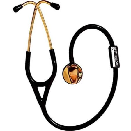 Fast Life Dual Head Golden Matte Acoustics Stethoscope