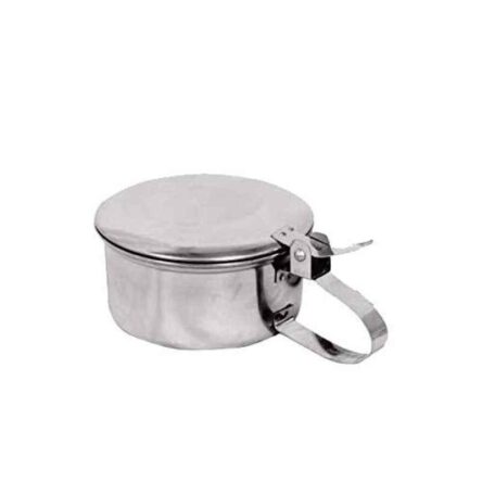 Divine Medicare Silver Stainless Steel Spitting Mug