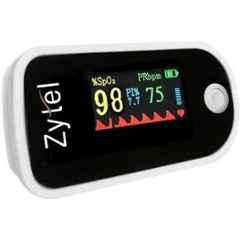 Zytel ZA Black Fingertip Pulse Oximeter with OLED Display