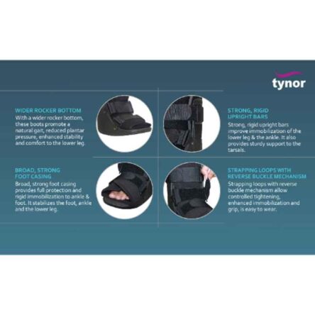 Tynor Aluminium Bars Walker Boot