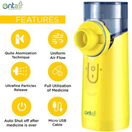 Entair YS 30 Yellow Portable Mesh Nebulizer