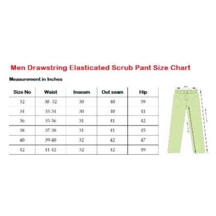 Superb Uniforms Polyester & Viscose Green Medical Uniforms Scrub for Men