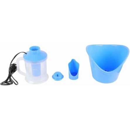 Clear & Sure 3 in 1 Plastic Blue Cough Steamer Machine for Adults & Kids