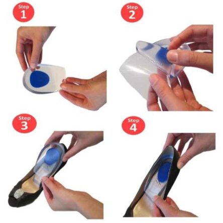 Cheetah Medium Silicone Heel Cushion