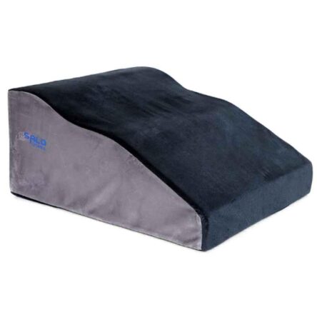 Salo Orthotics Polyurethane Foam Silver Steel Grey Leg Elevation Pillow with Cover