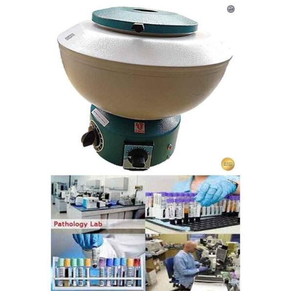 Lab Junction 3500rpm 15ml Medico Handi Shape Centrifuge Machine with Out Timer & 6 Tubes