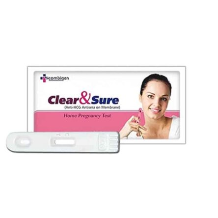 Clear & Sure One Step Urine HCG Pregnancy Test Kit (Pack of 5)