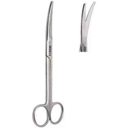 Desco 6.5 inch Stainless Steel Curved Mayo Scissor