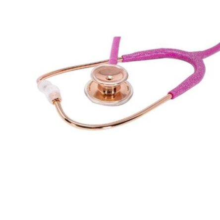 MDF MD One Limited Edition Fairy Pink Glitter Rose Gold Stethoscope