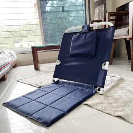 Kawachi Blue Folding Angle Adjustable Back Rest for Bed Patients & Hospital