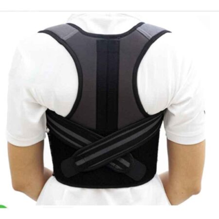 P+caRe Grey & Black Posture Back Support Brace