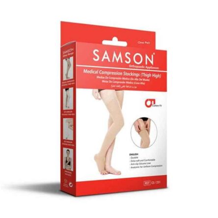 Samson GS-1201B Beige Class-II Thigh High Compression Stocking