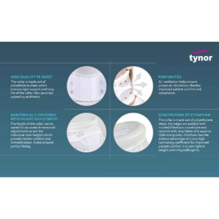 Tynor Adjustable Hard Cervical Collar