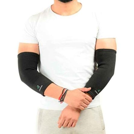 K Squarians Neoprene Black Elbow Sleeves Band