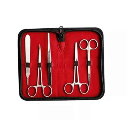 Forgesy Stainless Steel Dissecting Scissor Set with Pouch