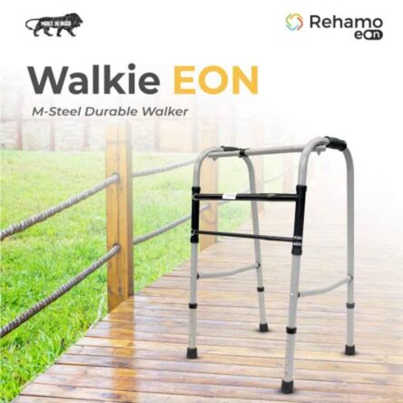 Rehamo Eon Walkie 100kg Alloy Steel Grey Foldable Walker Stand