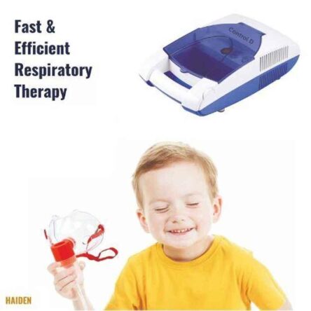 Control D 75W Blue & White Premium Compressor Complete Nebulizer Kit with Mouth Piece
