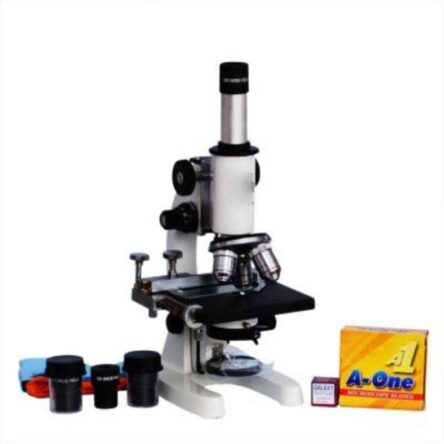 ESAW 100-1500x Medical Microscope with 50 Blank Slides & Cover Slips