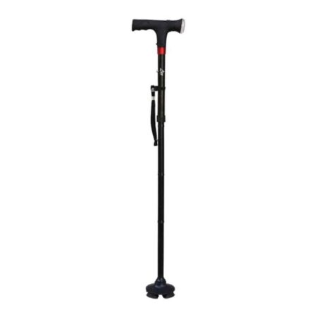 Divine Medicare Aluminium & Rubber Wonder Walking Stick