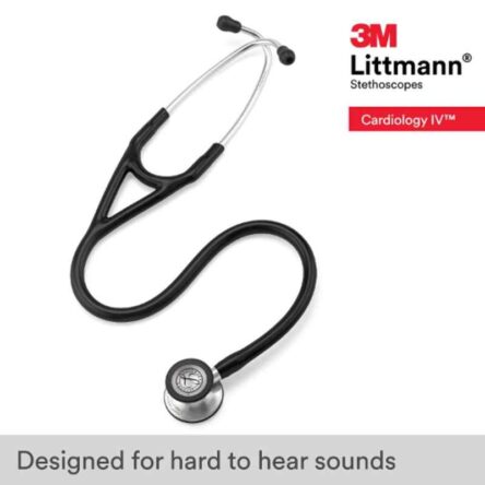 3M Littmann 27 inch Black Tube Cardiology IV Diagnostic Stethoscope